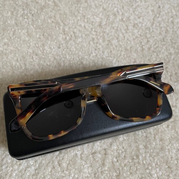 KAREN WALKER Cat Eye Perfect Day Oversize Sunglasses - NEW with Tags! - Picture 6 of 6